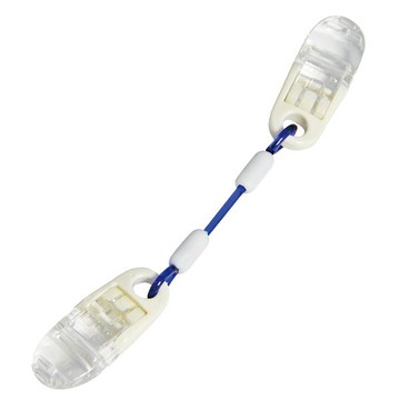 日本AKANBOU UV CHECK 日製手帕巾鏈夾/萬用夾(藍色)