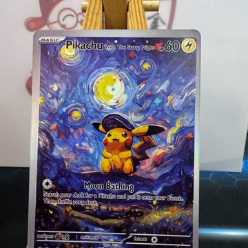 小包臺灣新品上市🐴🌟寶可夢高級DIY卡片傑尼龜噴火龍梵高皮卡丘熱賣高顏值實物實拍🌟