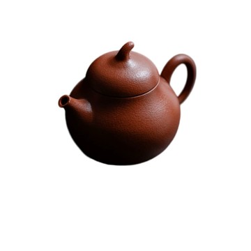 泡茶壺 【芸白】茶壺 朱泥梨壺 紫砂梨形壺 紫砂壺 小品紫砂壺 功夫茶紫砂壺 手工朱泥壺 單人泡茶壺 紫砂禮盒