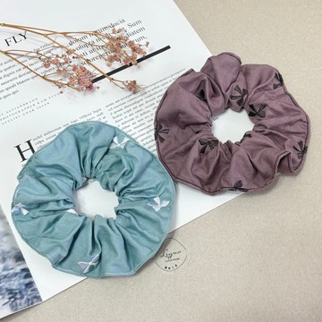 刺繡蝴蝶結 | 大腸圈