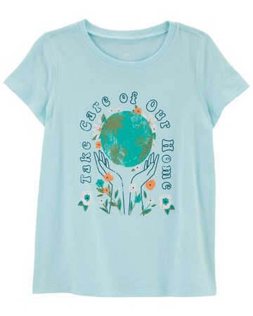 Kid Take Care Of Our Home Earth Jersey Tee