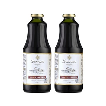 【千歲本舖】巴西Zanrosso贊羅索莊園100％紅葡萄原汁 2入組