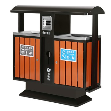 戶外垃圾桶不銹鋼大號商用果皮箱室外環保環衛小區四分類垃圾箱 99購物節