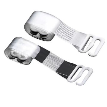 肩帶女透明隱形內衣帶子無痕防滑文胸胸罩超細加寬防過敏磨砂