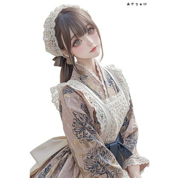 【9 月新款】07-144-0166 人物貼紙 幻想復古浪漫喫茶
