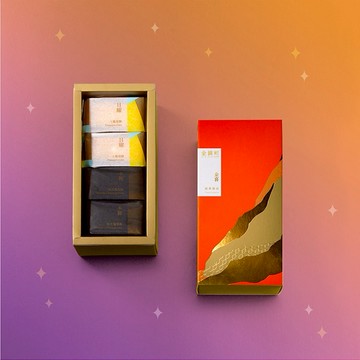 【金錦町】【七夕限定-雙味卿卿】七夕限定雙月組合，經典不敗的人氣商品(原味鳳梨酥 × 竹炭桂花鳳梨酥)