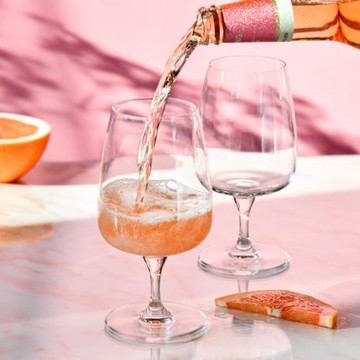 進口矮腳果汁無鉛水晶玻璃杯牛奶蘇打水餐廳家用多用北歐風啤酒杯