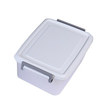 KEYWAY 【真心良品】白瑟掀蓋式收納整理箱50L-6入組