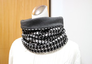 保暖圍脖 短圍巾 頸套 雙面雙色 男女均適用