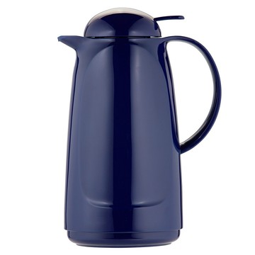 helios 海利歐斯 Vacuum Jug 玻璃內膽保溫壺  藍色  1L  1個