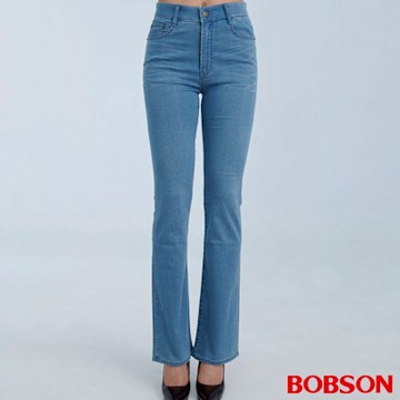 【BOBSON】女款AI體控革命小喇叭褲(9109-58)