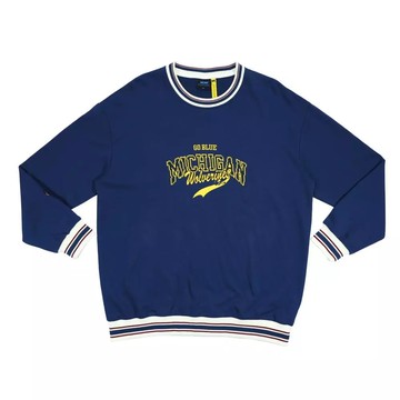 NCAA 大學T 深藍 像素風 復古圓領 中性 7555100380