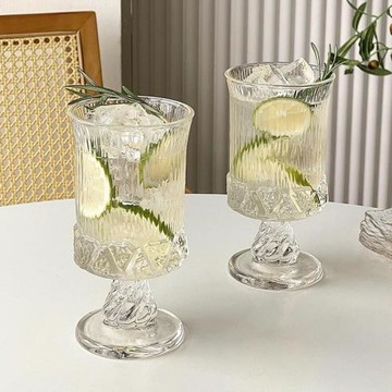 紅酒杯杯子酒架擺件法式宮廷x高腳杯小眾設計玻璃杯果酒杯果汁杯