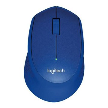 羅技Logitech無線靜音滑鼠/M331/藍色
