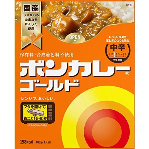 大塚食品 ボンカレーゴールド 中辛 180g 30コ入り