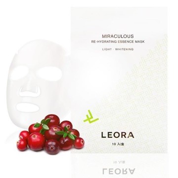 【LEORA 黎歐那】肌活保濕喚白面膜(10入/盒)