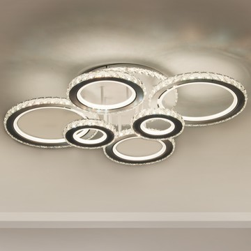 水晶吸頂燈(附遙控器)  10-71091