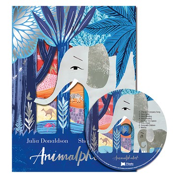 JY Books Animalphabet Set  (書 & CD)  Animalphabet (Hardcover + CD)