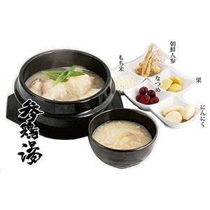 サムゲタン 半身 800ｇ 約2人前  ／ おうちで参鶏湯 湯煎で簡単 お店の味 鶏の旨み滋養たっぷり