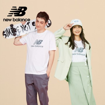 【New Balance】NB LOGO短袖上衣_男性_白色_MT41502WT (大谷翔平著用款)