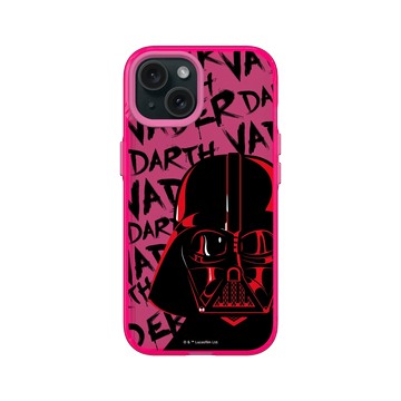iPhone 15 Clear 粉漾桃 - 迪士尼-星際大戰 Star Wars - 星際大戰 – 達斯·維達圖案