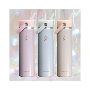Hydro Flask 24oz/709ml 寬口 吸管 真空 保溫瓶 Glimmer(保溫 保冰 保冷 大容量 手搖杯)