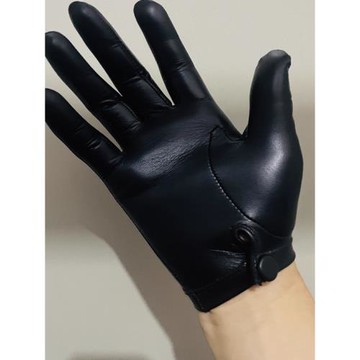 超軟小羊皮手套開車女薄款冬季加絨保暖觸屏騎行貼手高端真皮手套