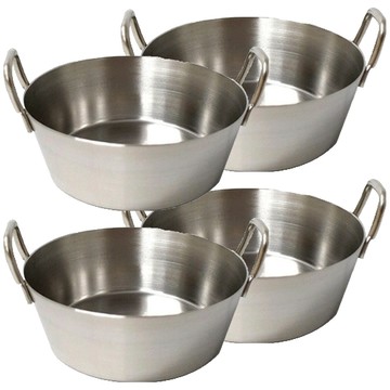 PAULUS TOGO 附手把醬料碗 8公分 銀色  4個