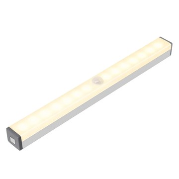 禾統 手掃磁吸感應燈 鋁合金材質 ABS塑膠 電鍍 20顆LED燈珠 DC 5V - 1A 4W 480 LM 3米感應距離  1個