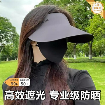 【空頂防吹翻】防曬帽 遮陽帽 騎行帽 空頂帽 漁夫帽 大帽簷 防紫外線 速乾透氣 夏季戶外運動 騎車登山