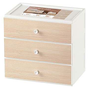 KEYWAY 聯府 楓木桌上收納盒 3層  UKY00227  2個