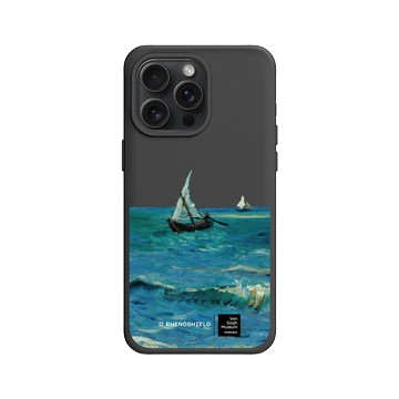 iPhone 15 Pro Max SolidX 黑 - Van Gogh Museum - 海濱的漁船