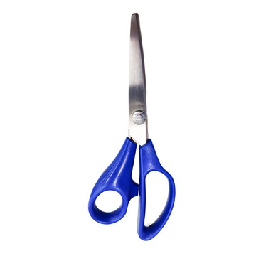 Life 徠福 LEAD 高級布樣剪刀 (鋸齒狀) PS-210  藍色 + 銀色  1支