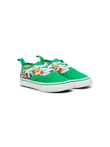 Vans Kids - x Sesame Street lace-up sneakers - kids - Rubber/Canvas/Canvas - 6 - Green