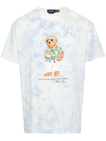Polo Ralph Lauren - Polo Bear-motif cotton T-shirt - men - Cotton - M - Blue