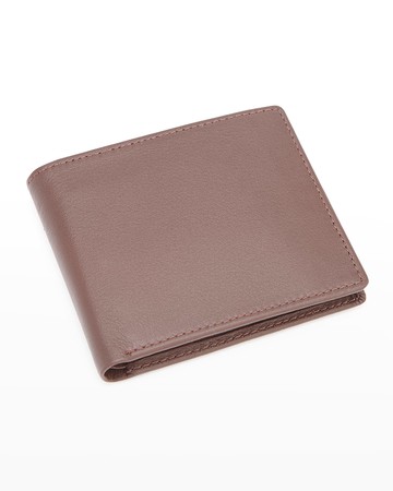 Personalized Leather RFID Blocking Trifold Wallet