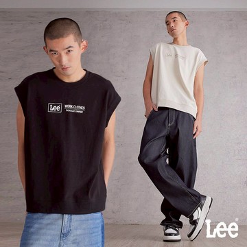 Lee WORK CLOTHES寬鬆背心 男 黑色 米色 LB516001✦