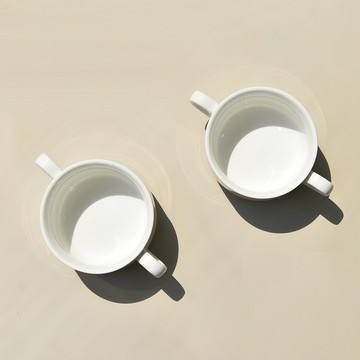 PRELUDE Neobone 圓形湯碗  2個  白色