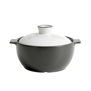 Lihan 美麗鍋 無裂紋耐熱鍋 灰色  1入  16cm