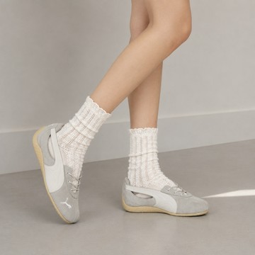 PUMA 休閒鞋 SPEEDCAT BALLET NOVA 淺灰 米黃 芭蕾舞鞋 女 40834004