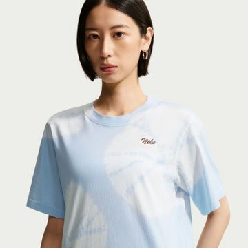 NIKE 短袖上衣 女 T恤 寬鬆 AS W NSW SS TEE 藍 IW1212-407
