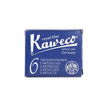 預購商品 德國 KAWECO 歐規卡水 墨水管 深寶藍（6支 /小盒）3小盒入 /組 4250278602192