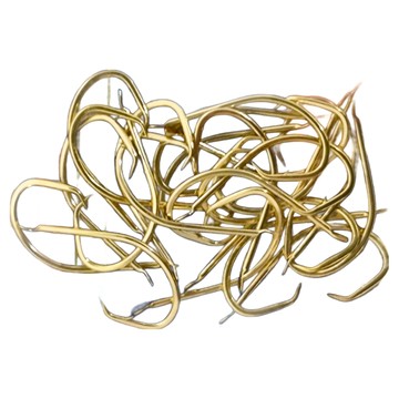 SAME 莎美 丸セイゴネムリ 魚鉤 SSH-092AS-N 金色  19  23支  1包