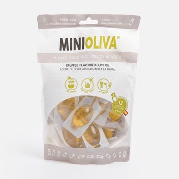 西班牙Minioliva橄欖油隨身包8mLx12入-白松露風味
