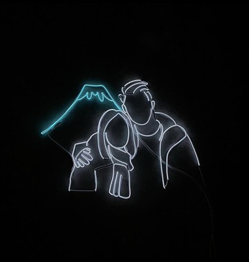 neonlite 客製霓虹文字圖案燈 /富士山下的我們/