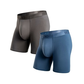 BN3TH 加拿大專櫃品牌 天絲 3D立體囊袋內褲 二件組 M1190161386 經典長版 石墨灰x迷霧藍