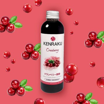 健樂21 蔓越莓酵酢180ml 天然純釀造 長時發酵熟成