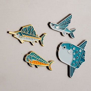 四季魚種造型-磁鐵
