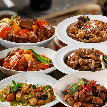 【免運組】【漢典食品】 經典料理包12入組(蔥爆牛、三杯雞