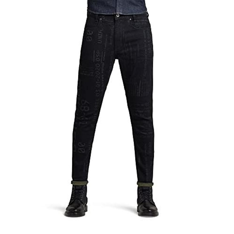 G-Star Raw メンズ ジーンズ スリム ストレッチ グレー D-Staq 3D Slim